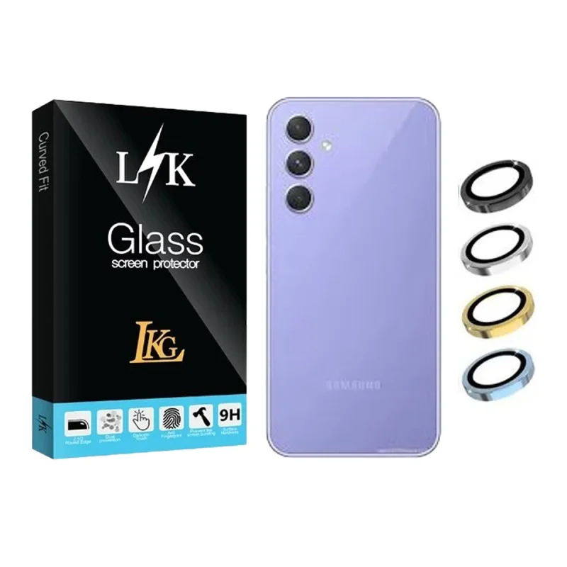 محافظ لنز گوشی ال کا جی مدل LKK Ringi مناسب برای گوشی موبایل سامسونگ Galaxy A55