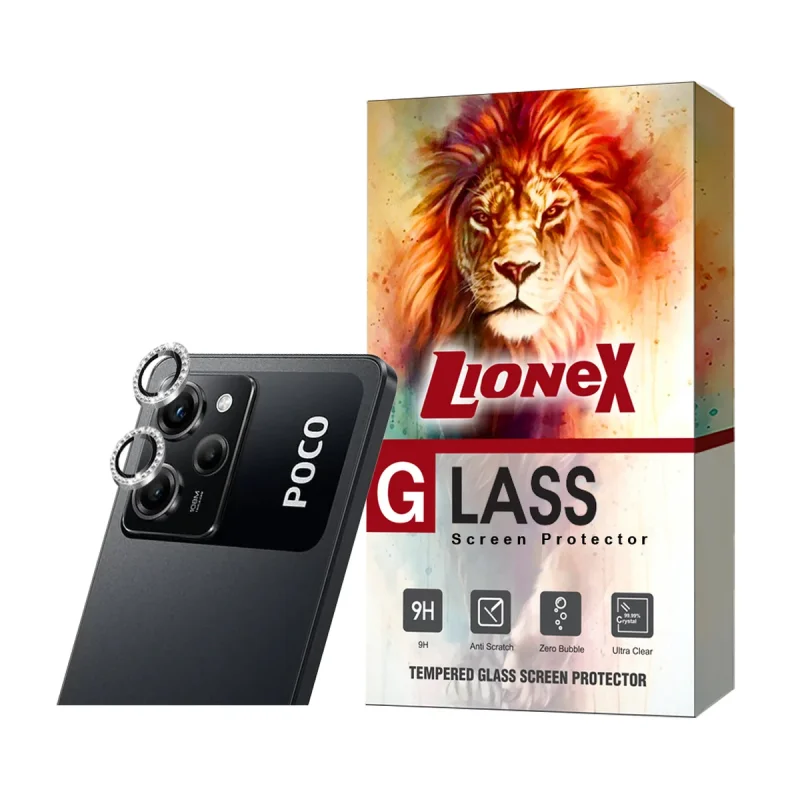محافظ لنز دوربین لایونکس مدل RNGLNLI مناسب برای گوشی موبایل شیائومی Poco X5 Pro