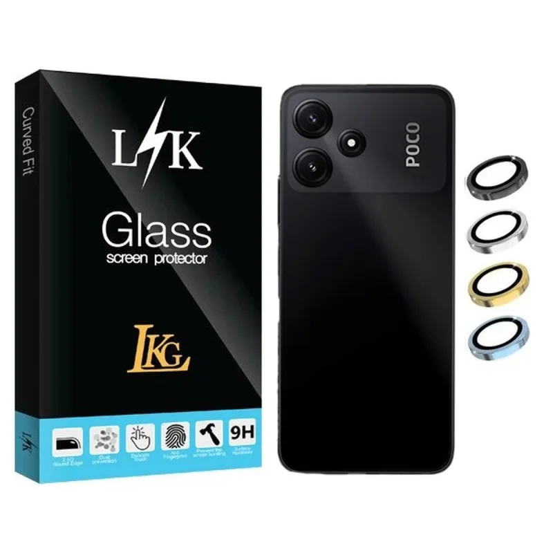 محافظ لنز دوربین ال کا جی مدل LKK Ringi مناسب برای گوشی موبایل پوکو M6 Pro 5G