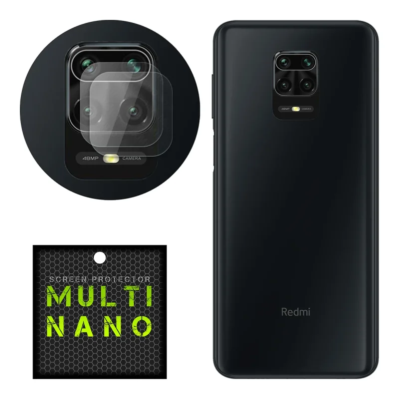 محافظ لنز دوربین مولتی نانو مدل Pro مناسب برای گوشی موبایل شیائومی Redmi Note 9S بسته دو عددی