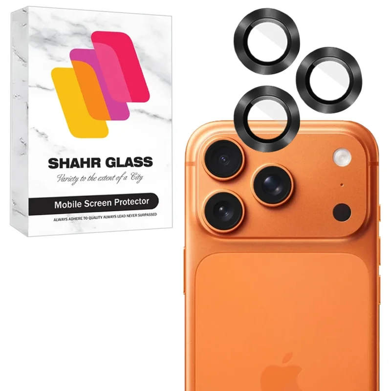 محافظ لنز دوربین شهر گلس مدل RINS20 مناسب برای گوشی موبایل اپل iPhone 17 Pro Max