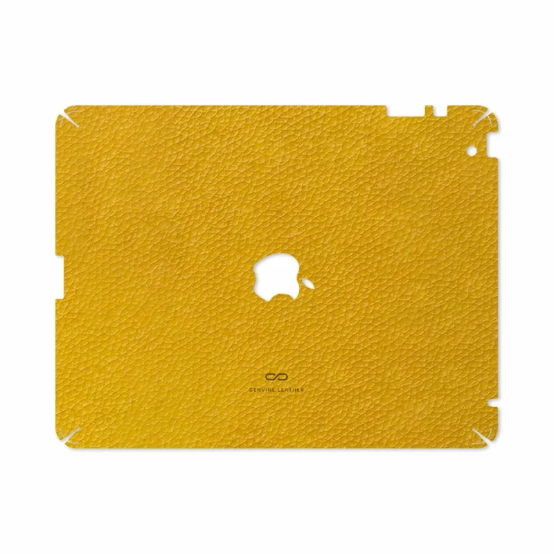 برچسب پوششی ماهوت مدل Mustard-Leather مناسب برای تبلت اپل iPad 2 2011 A1397