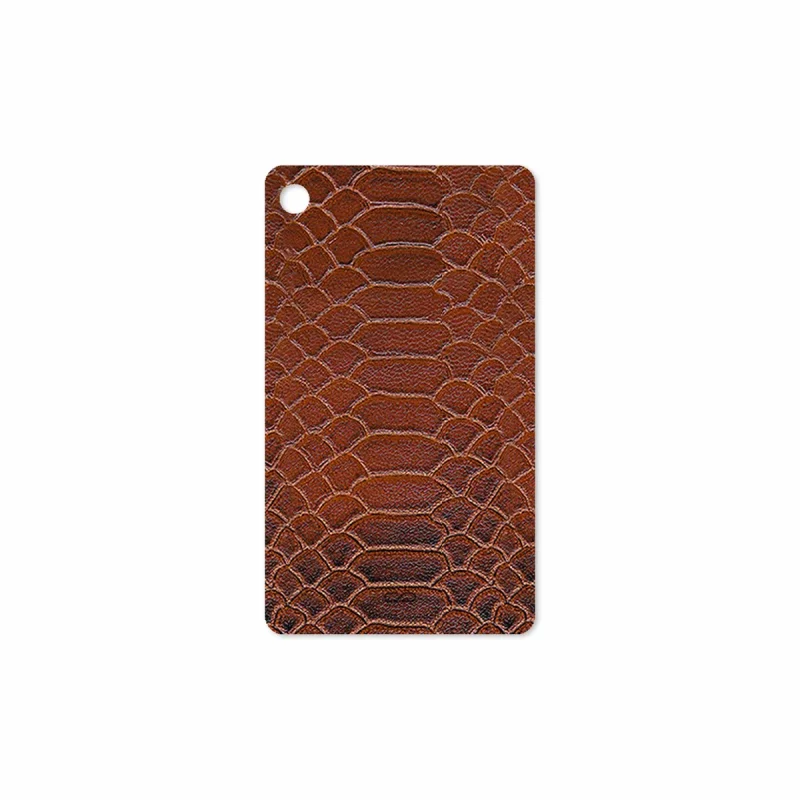 برچسب پوششی ماهوت مدل Brown-Snake-Leather مناسب برای تبلت لنوو Tab M7 2019