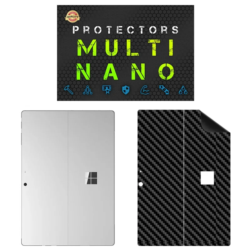 برچسب پوششی مولتی نانو طرح کربن مدل X-F1C مناسب برای تبلت مایکروسافت  Surface Pro 7 Plus