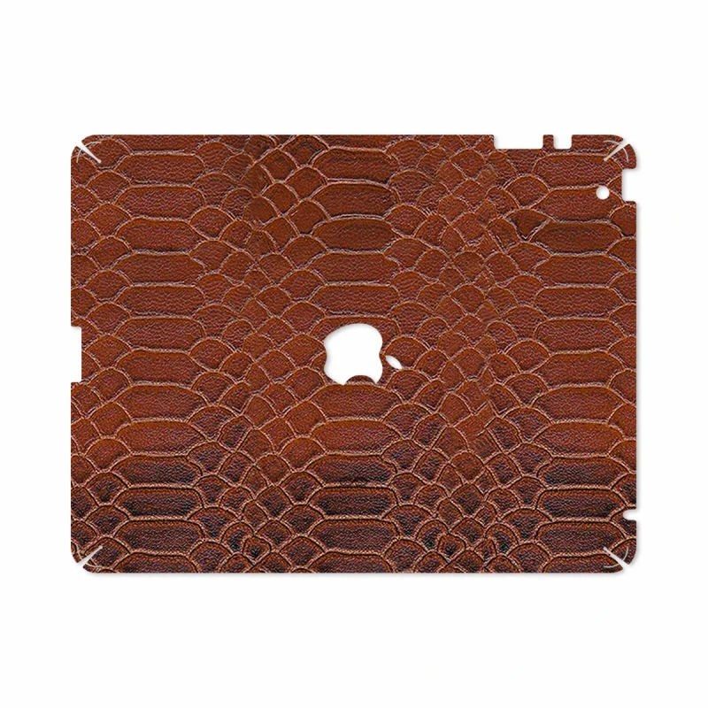 برچسب پوششی ماهوت مدل Brown-Snake-Leather مناسب برای تبلت اپل iPad 2 2011 A1395