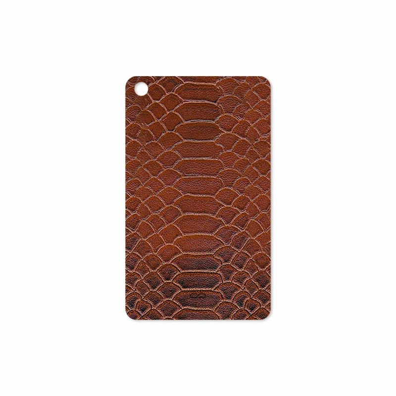 برچسب پوششی ماهوت مدل Brown-Snake-Leather مناسب برای تبلت شیائومی Mi Pad 4 2018
