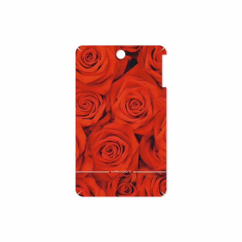 برچسب پوششی ماهوت مدل Red-Flower مناسب برای تبلت لنوو A7-50 A3500 2014