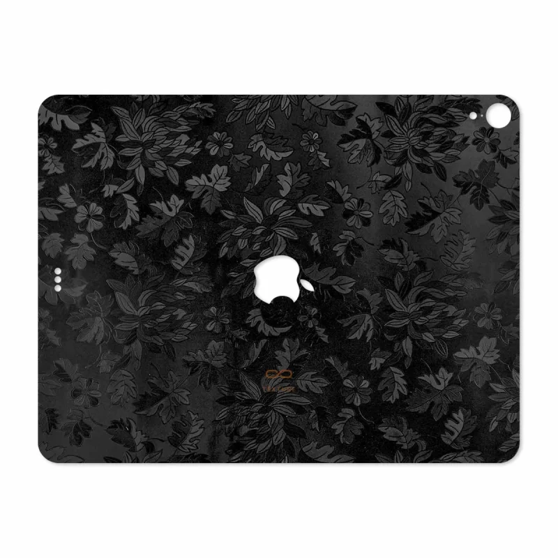 برچسب پوششی ماهوت مدل Black-Wildflower مناسب برای تبلت اپل iPad Pro 12.9 (GEN 3) 2018 A2014