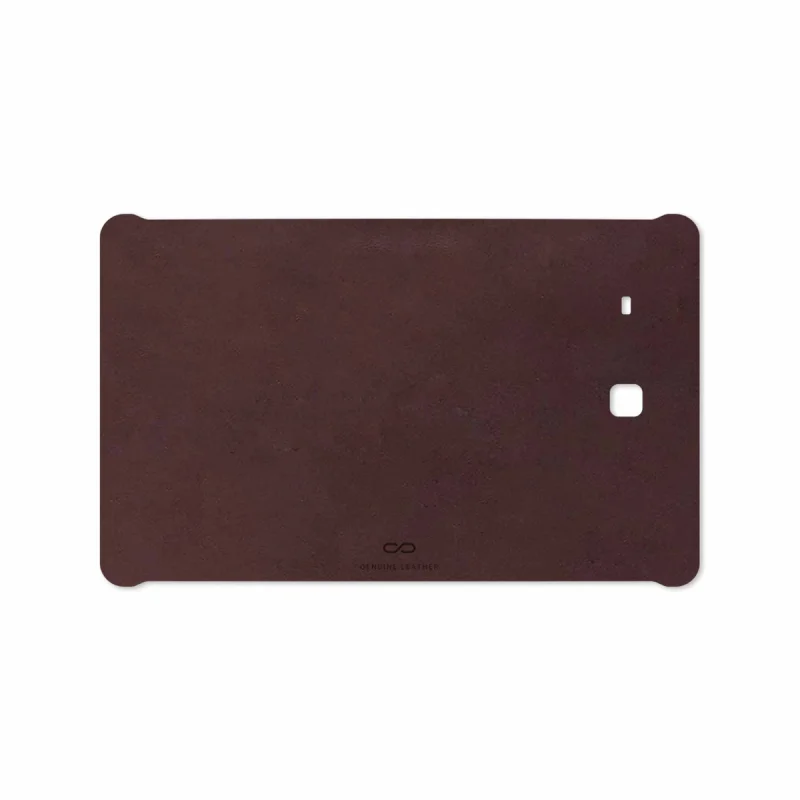 برچسب پوششی ماهوت مدل Matte-Dark-Brown-Leather مناسب برای تبلت سامسونگ Galaxy Tab E 9.6 2015 T560