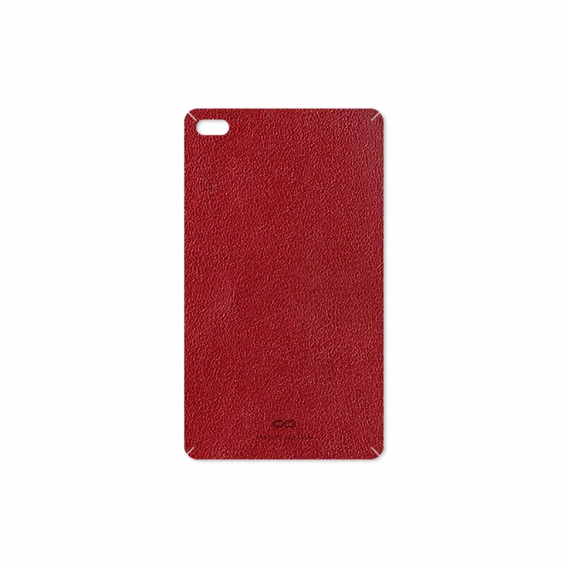 برچسب پوششی ماهوت مدل Red-Leather مناسب برای تبلت لنوو E7