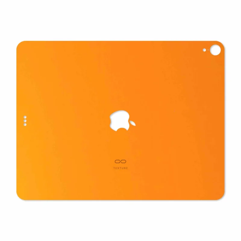 برچسب پوششی ماهوت مدل Matte-Orange مناسب برای تبلت اپل iPad Pro 12.9 (GEN 3) 2018 A1895