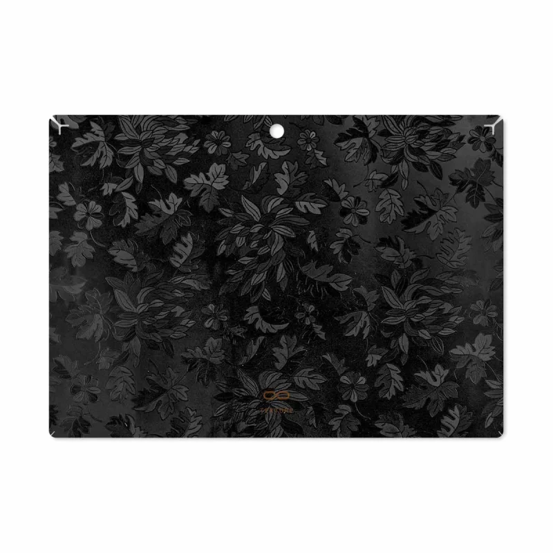 برچسب پوششی ماهوت مدل Black-Wildflower مناسب برای تبلت لنوو Miix 320 2017