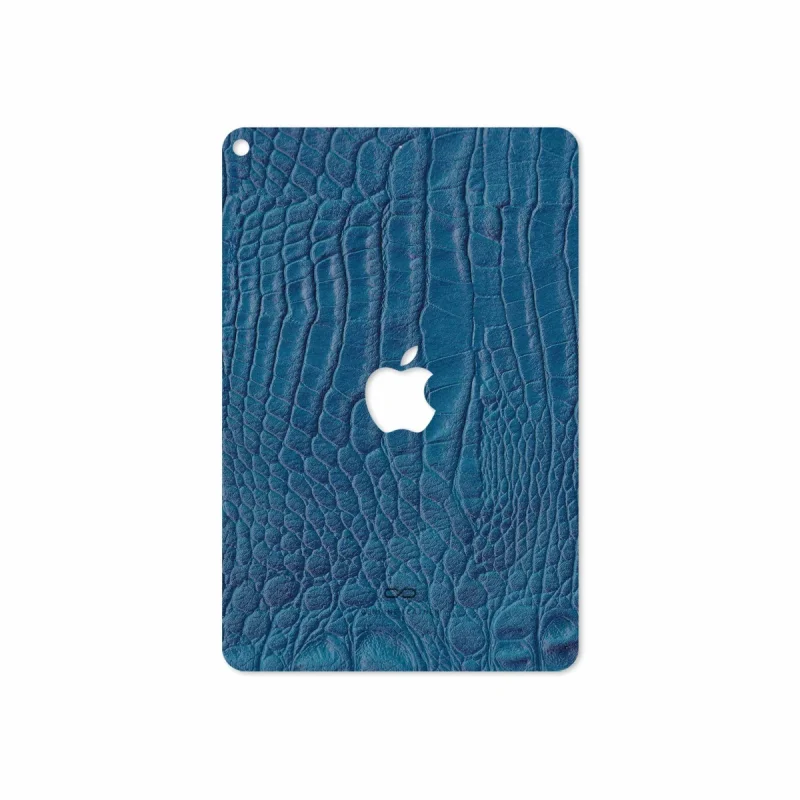 برچسب پوششی ماهوت مدل Blue-Crocodile-Leather مناسب برای تبلت اپل iPad mini (GEN 5) 2019 A2126