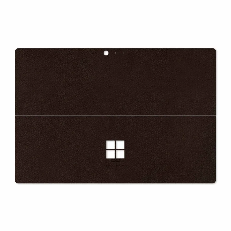 برچسب پوششی ماهوت مدل Dark-Brown-Leather مناسب برای تبلت مایکروسافت Surface Pro 4 2015