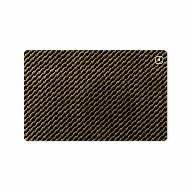 برچسب پوششی ماهوت مدل Glossy-Brown-Fiber مناسب برای تبلت سامسونگ Galaxy Tab A7 10.4 LTE 2020 T505