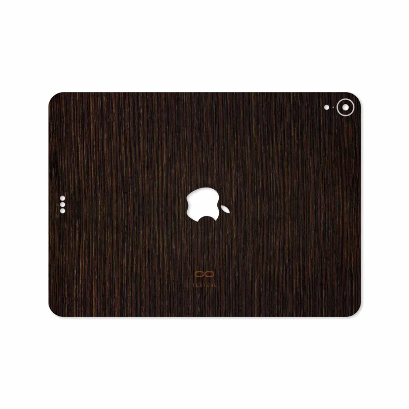 برچسب پوششی ماهوت مدل Dark-Gold-Stripes-Wood مناسب برای تبلت اپل iPad Pro 11 2018 A1934
