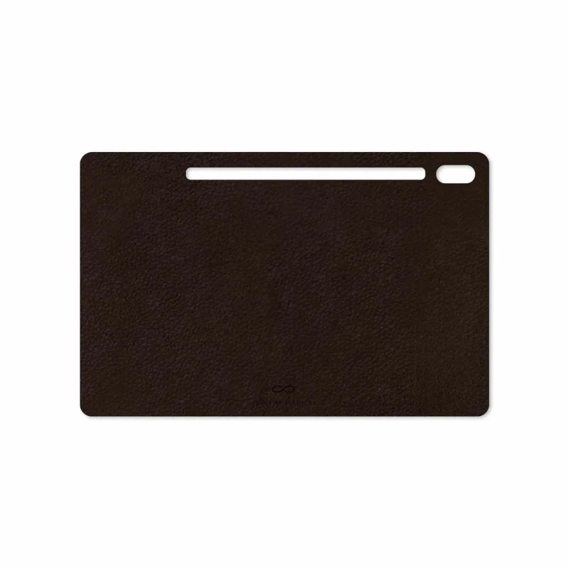 برچسب پوششی ماهوت مدل Dark-Brown-Leather مناسب برای تبلت سامسونگ Galaxy Tab S6 2019 SM-T860