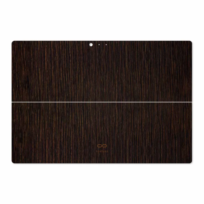 برچسب پوششی ماهوت مدل Dark-Gold-Stripes-Wood مناسب برای تبلت مایکروسافت Surface Pro 3 2014