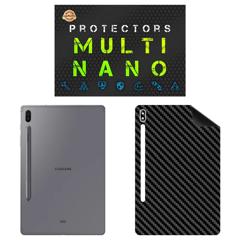 برچسب پوششی مولتی نانو طرح کربن مدل X-F1C مناسب برای تبلت سامسونگ Galaxy Tab S6 T860 - T865 10.5 inch 2019
