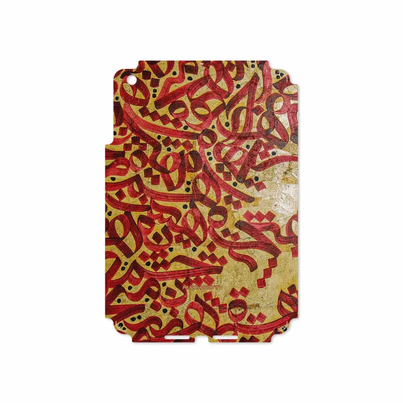 برچسب پوششی ماهوت مدل Nastaliq-6 مناسب برای تبلت اپل iPad mini 2012 A1432