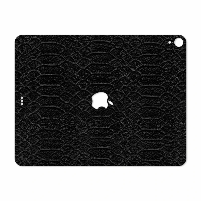 برچسب پوششی ماهوت مدل Black-Snake-Leather مناسب برای تبلت اپل iPad Pro 12.9 (GEN 3) 2018 A1876