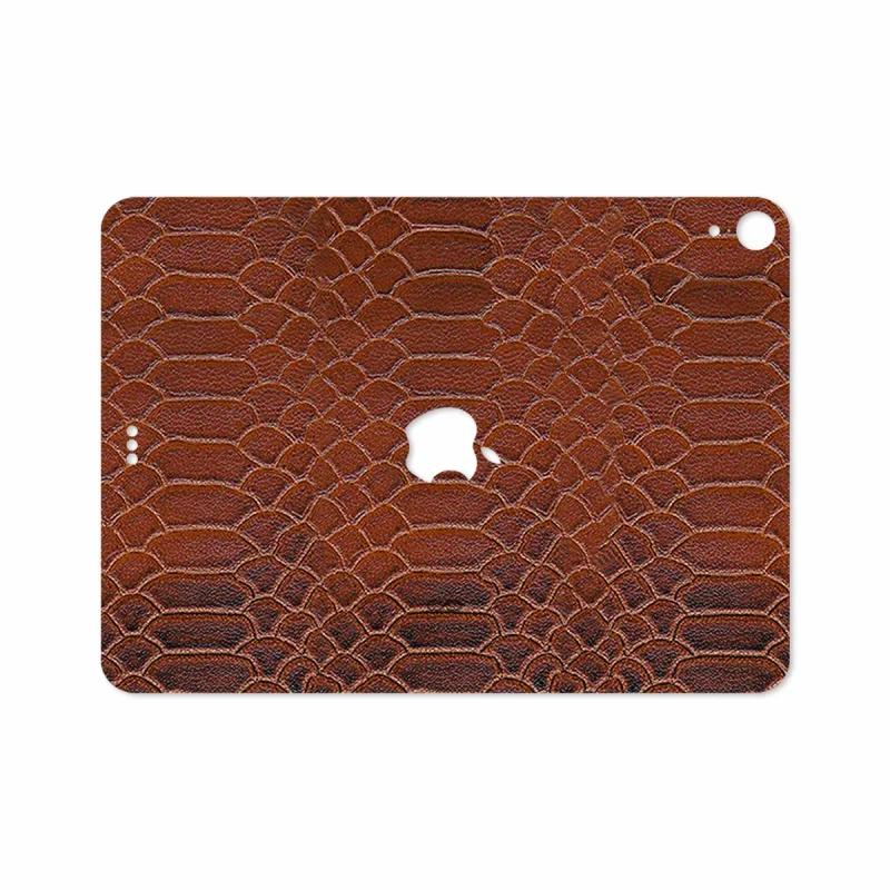 برچسب پوششی ماهوت مدل Brown-Snake-Leather مناسب برای تبلت اپل iPad Pro 11 2018 A1979