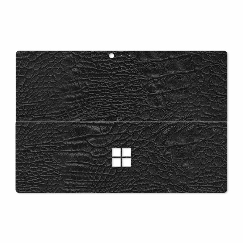 برچسب پوششی ماهوت مدل Black-Crocodile-Leather مناسب برای تبلت مایکروسافت Surface Pro 4 2015