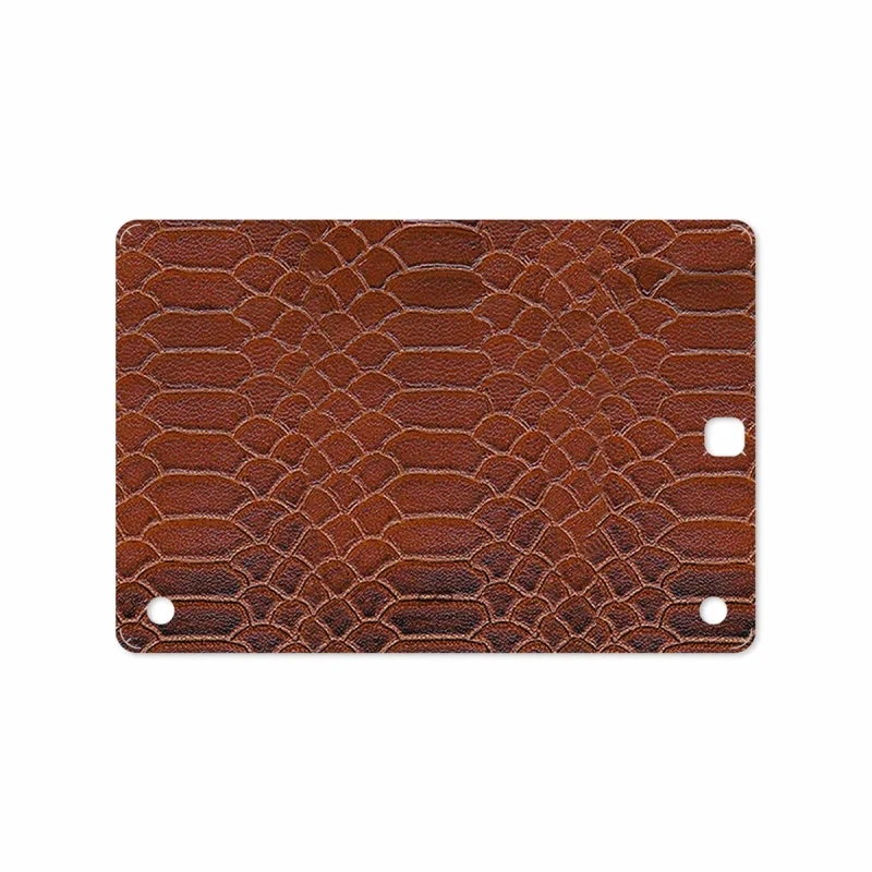 برچسب پوششی ماهوت مدل Brown-Snake-Leather مناسب برای تبلت سامسونگ Galaxy Tab A 9.7 2015 T555
