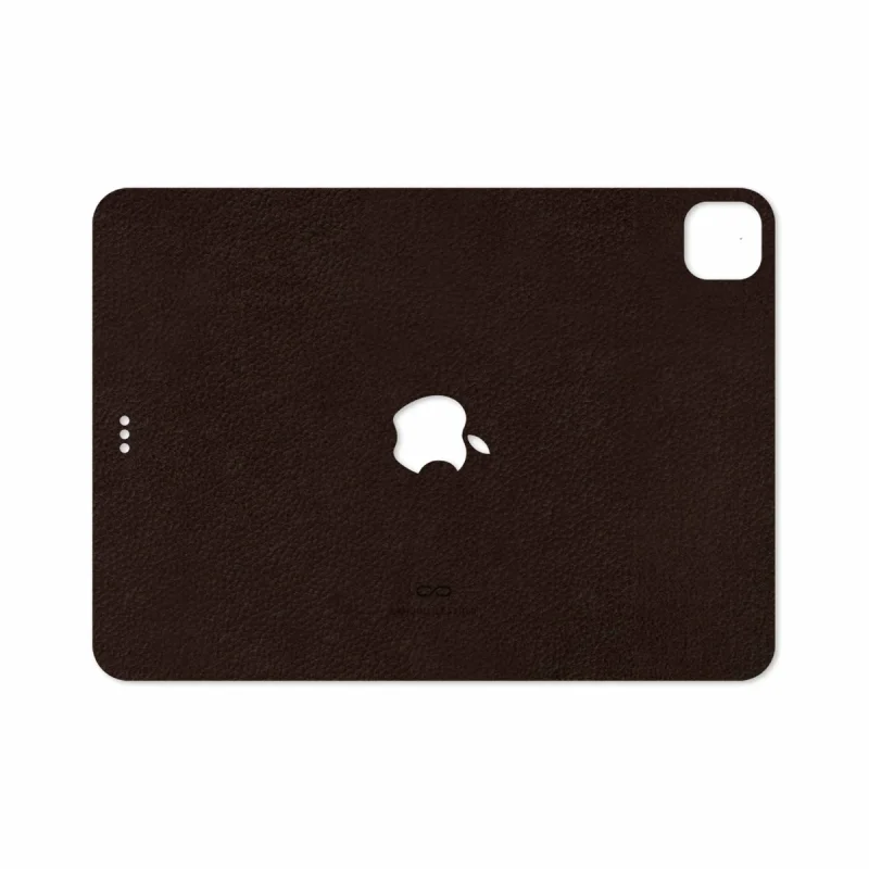 برچسب پوششی ماهوت مدل Dark-Brown-Leather مناسب برای تبلت اپل iPad Pro 11 (GEN 2) 2020 A2228