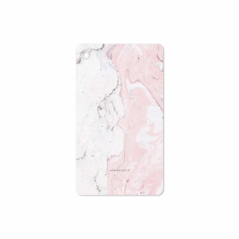 برچسب پوششی ماهوت مدل Blanco-Pink-Marble مناسب برای تبلت لنوو Tab M7 2019