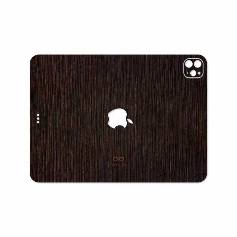 برچسب پوششی ماهوت مدل Dark-Gold-Stripes-Wood مناسب برای تبلت اپل iPad Pro 11 (GEN 2) 2020 A2230