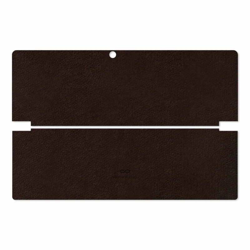 برچسب پوششی ماهوت مدل Dark-Brown-Leather مناسب برای تبلت لنوو Miix 510 2016