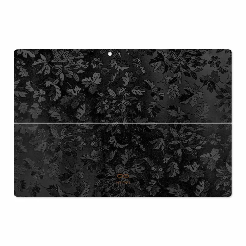 برچسب پوششی ماهوت مدل Black-Wildflower مناسب برای تبلت مایکروسافت Surface Pro 3 2014