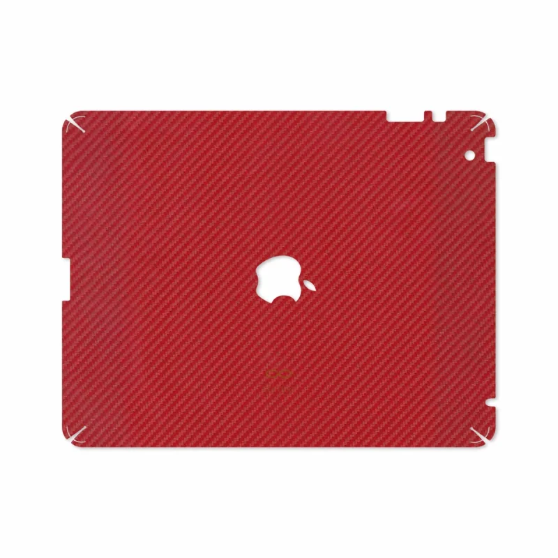 برچسب پوششی ماهوت مدل Red-Fiber مناسب برای تبلت اپل iPad 2 2011 A1396