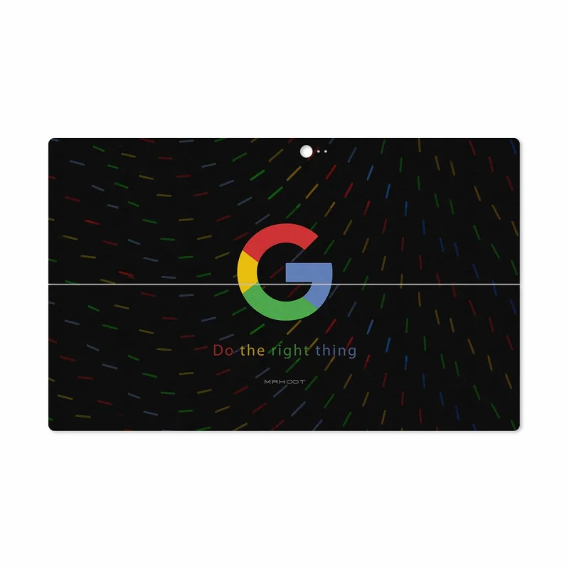 برچسب پوششی ماهوت مدل Google-Logo مناسب برای تبلت مایکروسافت Surface 2 RT 2013