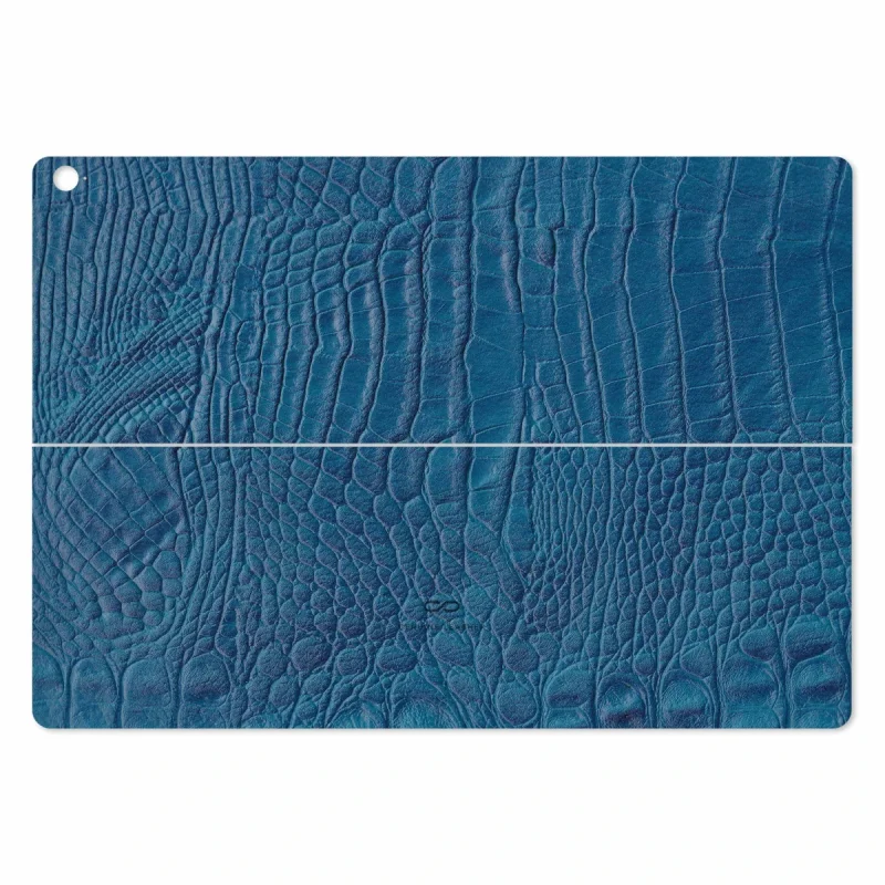 برچسب پوششی ماهوت مدل Blue-Crocodile-Leather مناسب برای تبلت ایسوس Transformer 3 Pro 2016