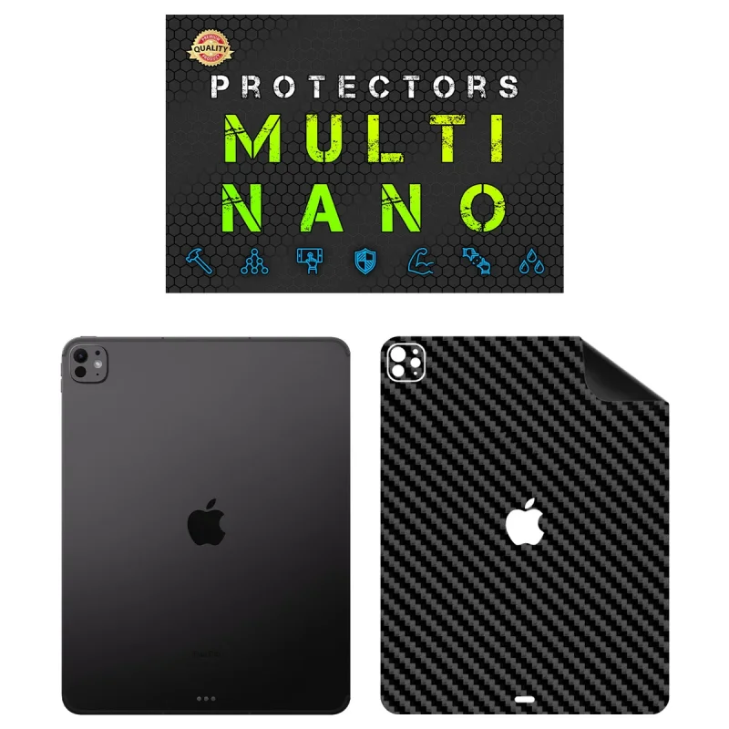 برچسب پوششی مولتی نانو طرح کربن مدل X-F1C مناسب برای تبلت اپل iPad Pro Gen 7 13 M4 2024