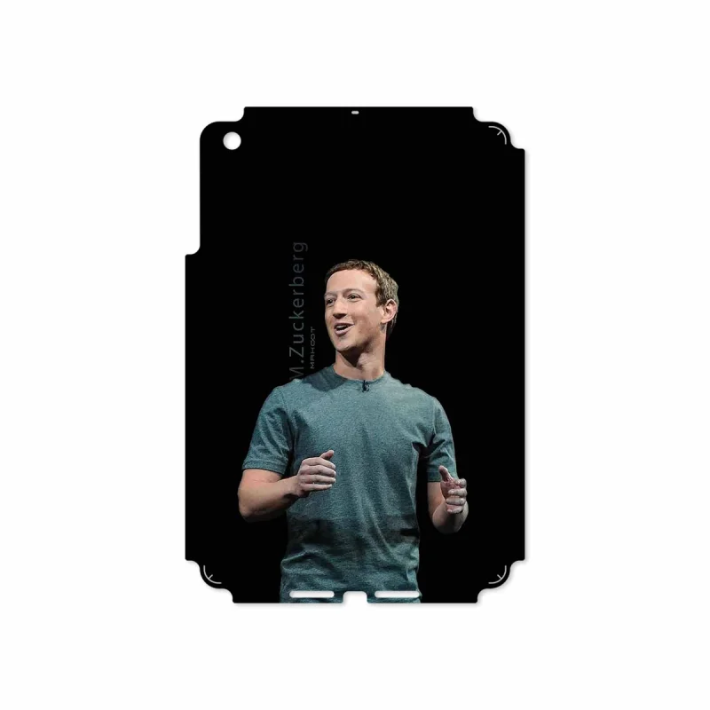 برچسب پوششی ماهوت مدل Mark Zuckerberg مناسب برای تبلت اپل iPad mini 2012 A1432