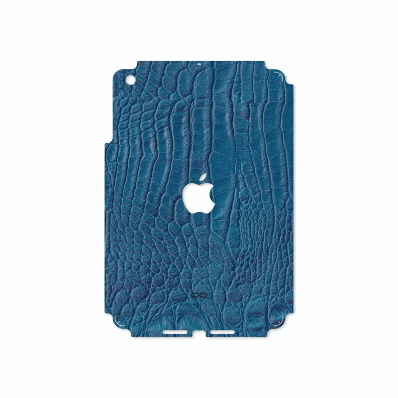برچسب پوششی ماهوت مدل Blue-Crocodile-Leather مناسب برای تبلت اپل iPad mini 2012 A1455