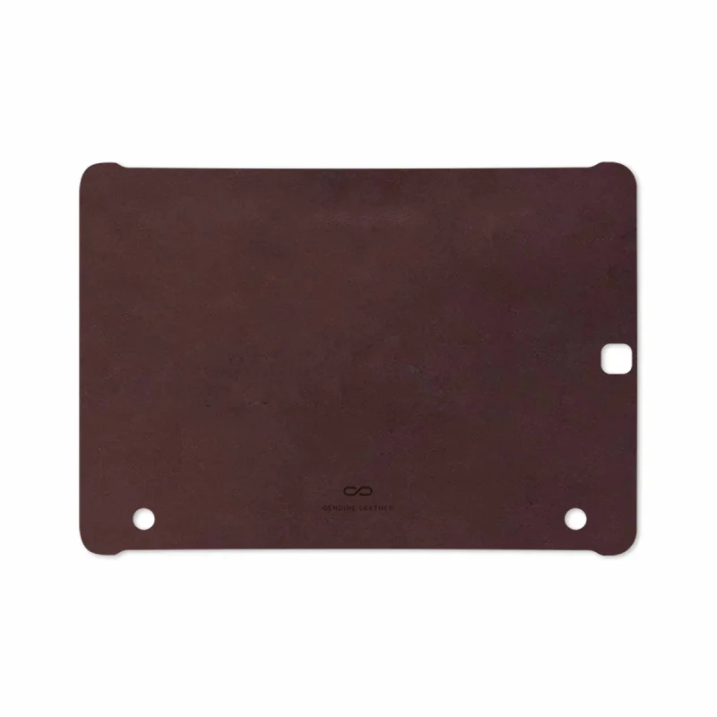 برچسب پوششی ماهوت مدل Matte-Dark-Brown-Leather مناسب برای تبلت سامسونگ Galaxy Tab S2 9.7 2016 T819N