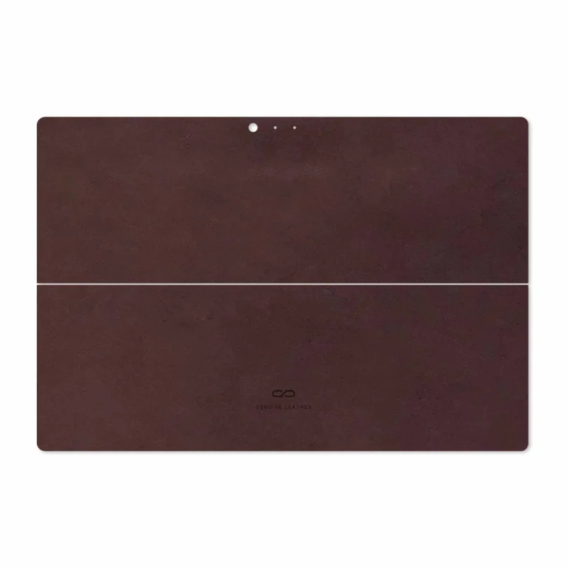 برچسب پوششی ماهوت مدل Matte-Dark-Brown-Leather مناسب برای تبلت مایکروسافت Surface Pro 3 2014