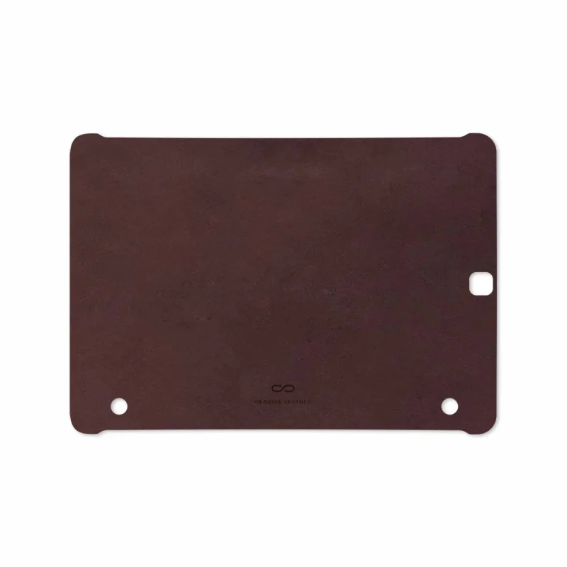 برچسب پوششی ماهوت مدل Matte-Dark-Brown-Leather مناسب برای تبلت سامسونگ Galaxy Tab S2 9.7 2015 T815