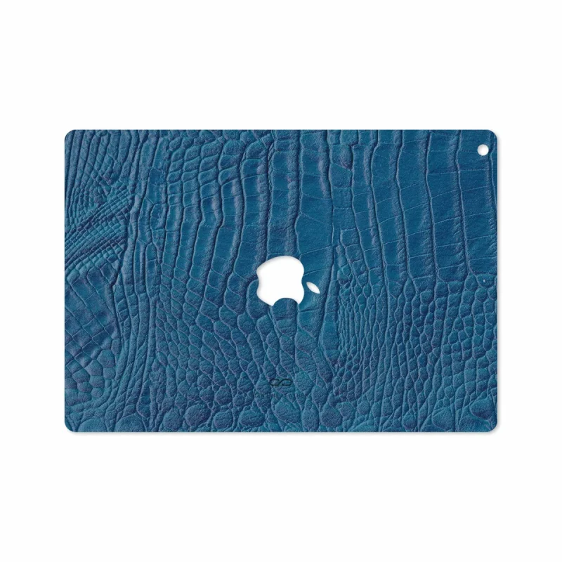 برچسب پوششی ماهوت مدل Blue-Crocodile-Leather مناسب برای تبلت اپل iPad 9.7 (GEN 5) 2017 A1822