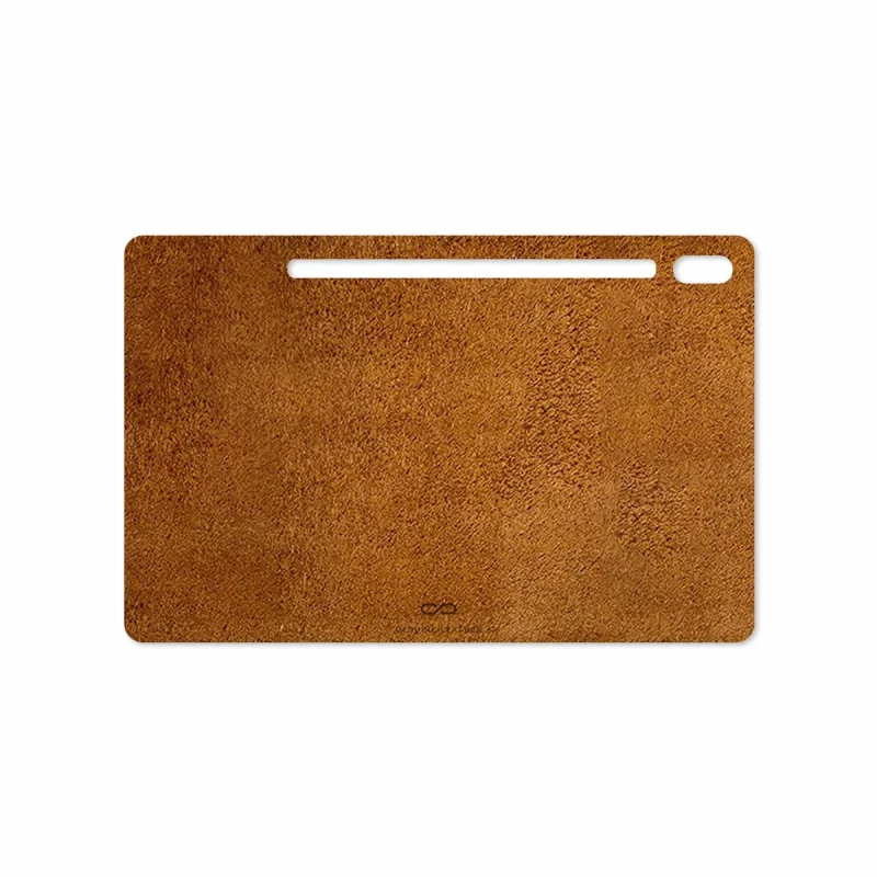 برچسب پوششی ماهوت مدل Brown-Chamois-Leather مناسب برای تبلت سامسونگ Galaxy Tab S6 2019 SM-T860