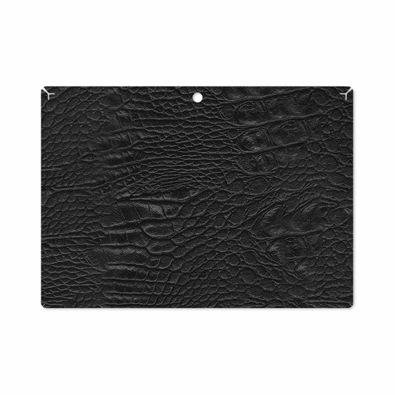 برچسب پوششی ماهوت مدل Black-Crocodile-Leather مناسب برای تبلت لنوو Miix 320 2017