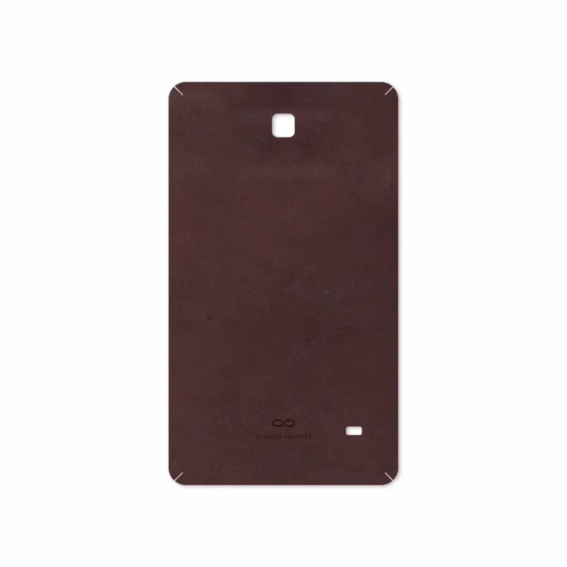 برچسب پوششی ماهوت مدل Matte-Dark-Brown-Leather مناسب برای تبلت سامسونگ Galaxy Tab 4 7.0 2014 T231