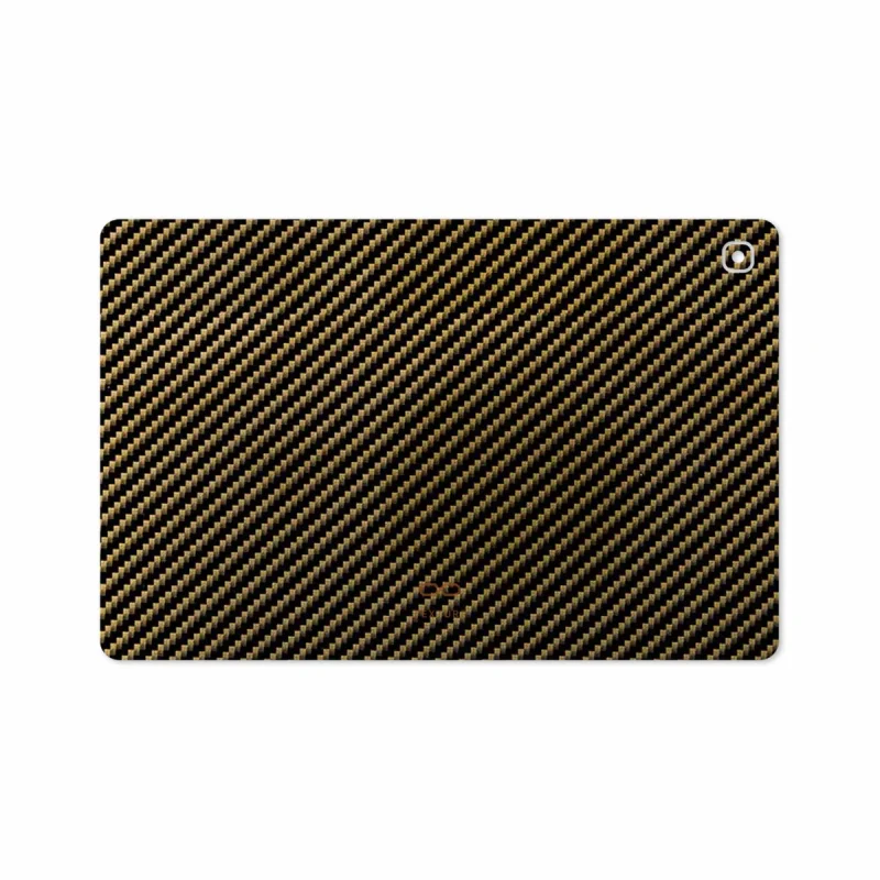 برچسب پوششی ماهوت مدل Glossy-Brown-Fiber مناسب برای تبلت سامسونگ Galaxy Tab S5e 10.5 2019 T720