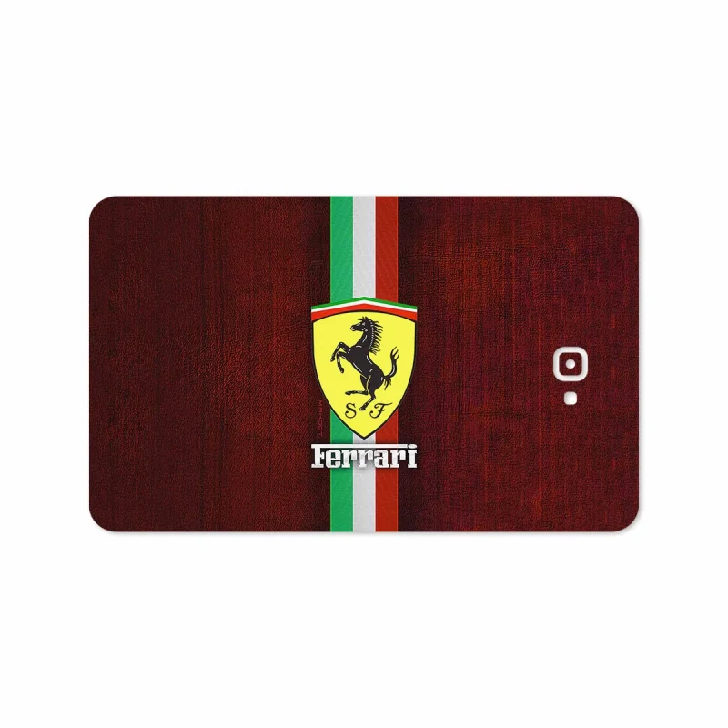 برچسب پوششی ماهوت مدل Ferrari مناسب برای تبلت سامسونگ Galaxy Tab A 10.1 2016 T585