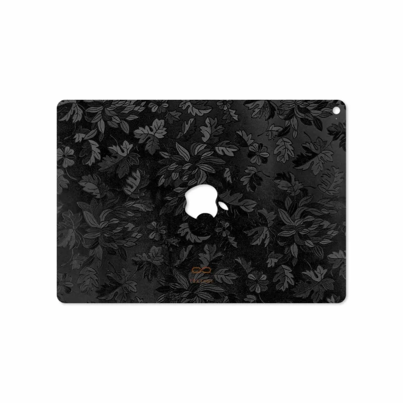 برچسب پوششی ماهوت مدل Black-Wildflower مناسب برای تبلت اپل iPad Air 2 2014 A1567