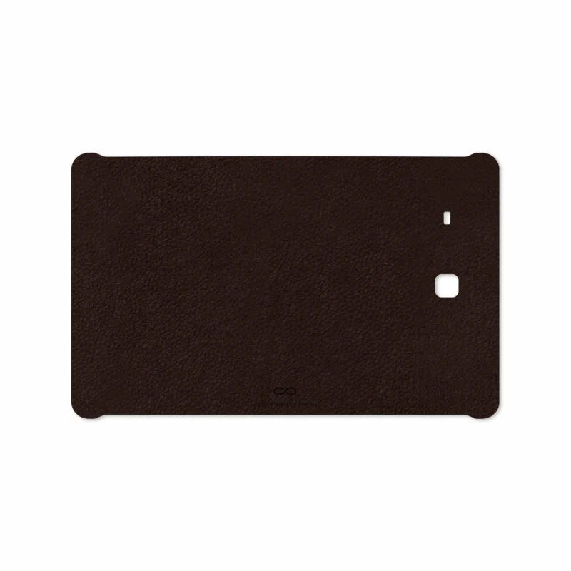 برچسب پوششی ماهوت مدل Dark-Brown-Leather مناسب برای تبلت سامسونگ Galaxy Tab E 9.6 2015 T561